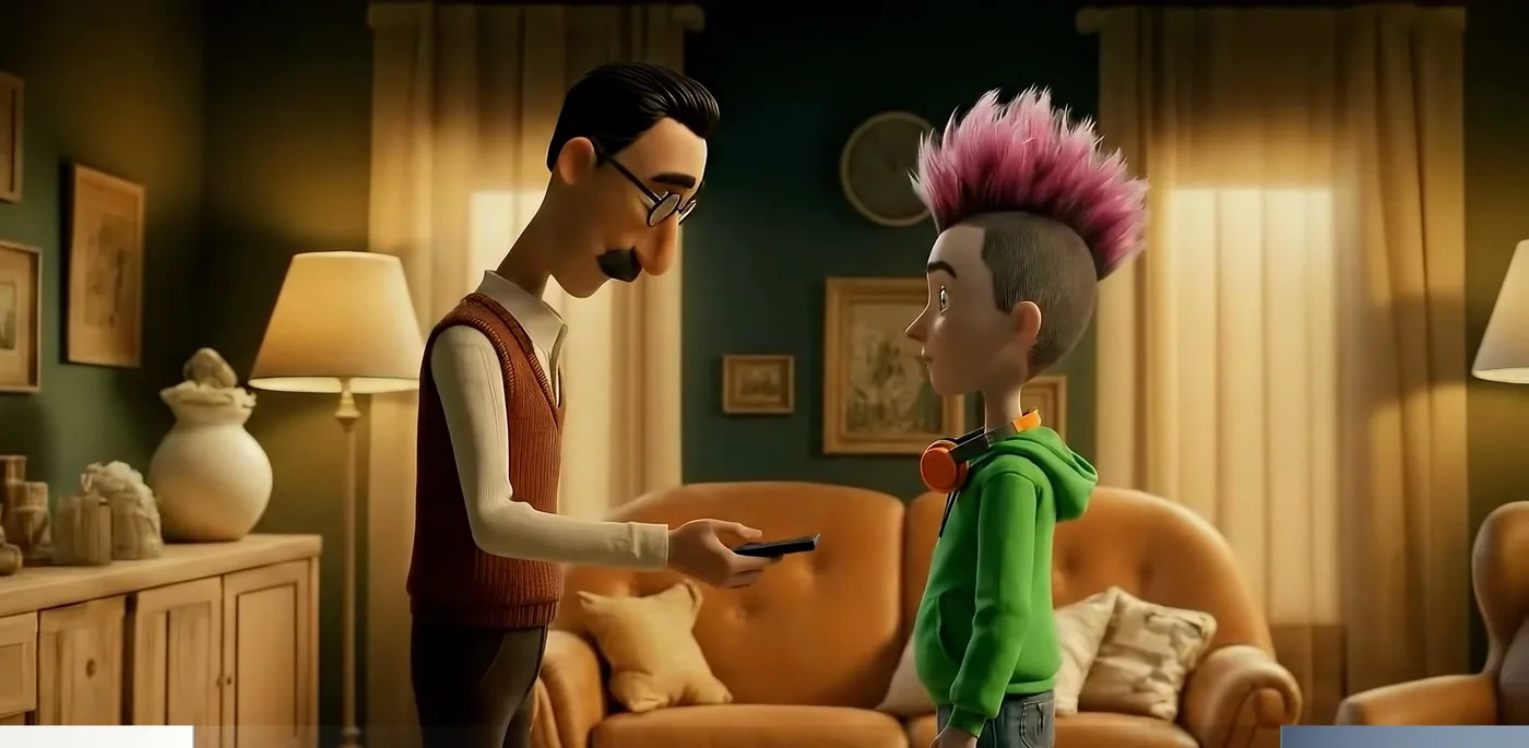 Personajes animados de la campaña de TV de Cytamobile-Vodafone